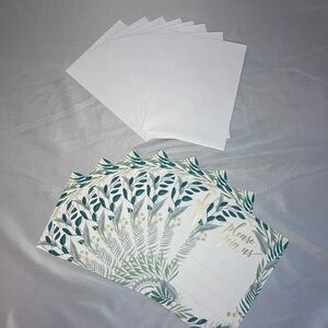 Botanical Watercolor "Please Join Us" Blank Invitation Cards with Envelopes 8ct